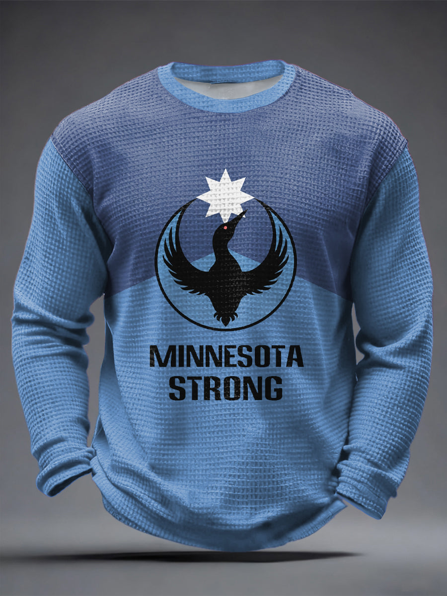 Men's Minnesota Strong  Waffle Top