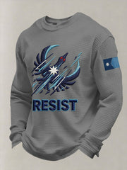 Men's Minnesota Resist Printed Waffle Long Sleeve Sweatshirt
