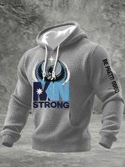 Men's Minnesota Strong Be Pretti Good Checkered Cotton Hoodie