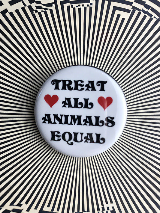 "Treat all animals equally" badges