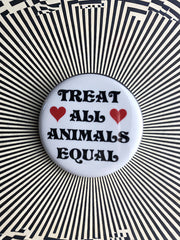 "Treat all animals equally" badges
