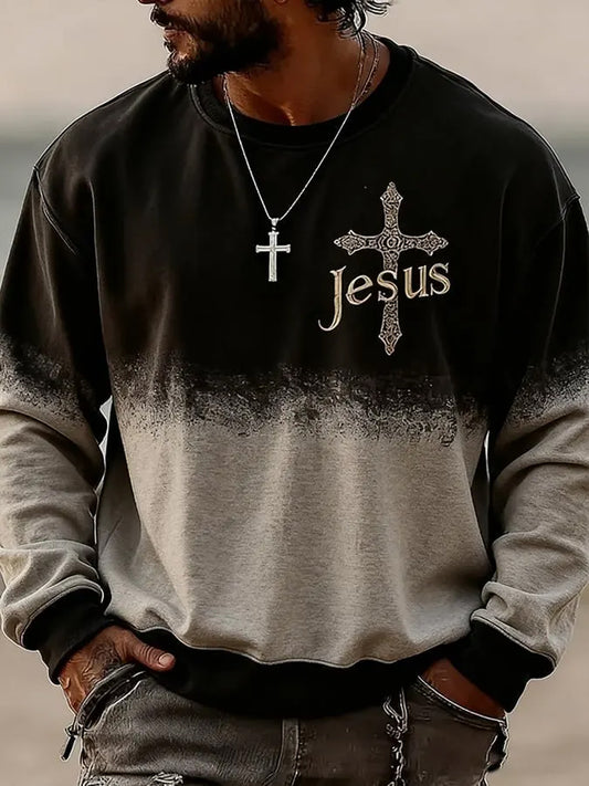 Men's Faith Crew Neck Sweatshirt