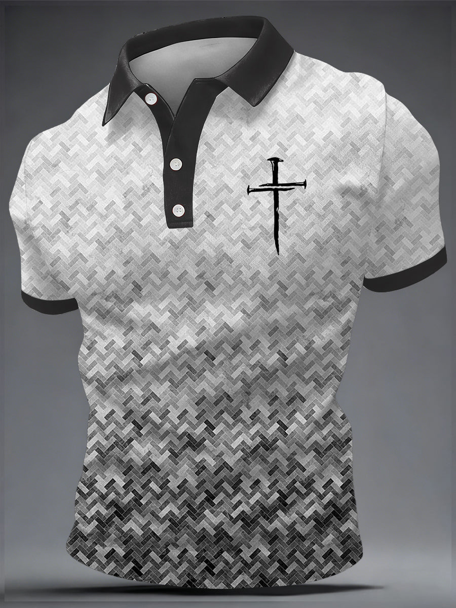 Men's Faith Print Casual Top