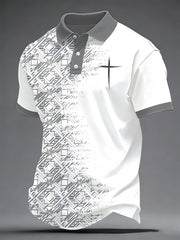 Men's Faith Print Casual Top