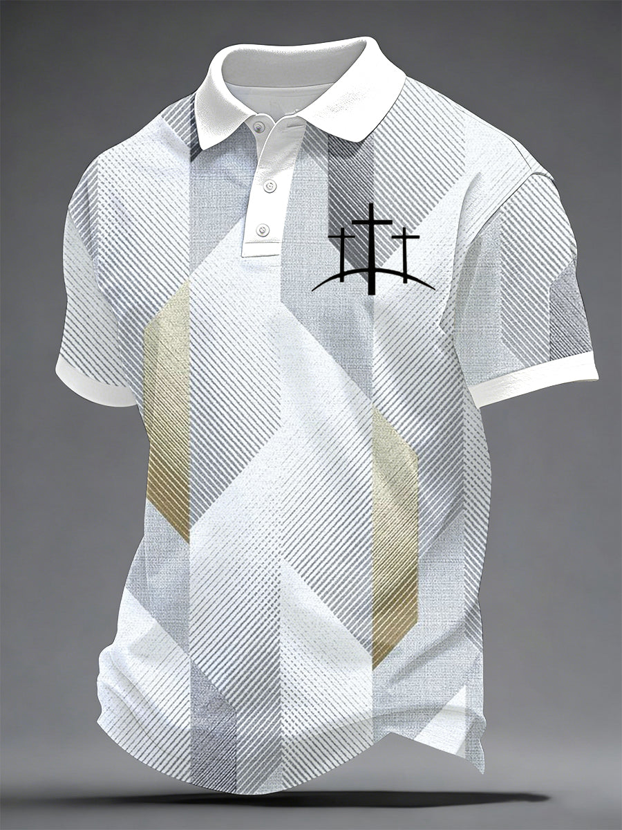Men's Faith Print Casual Top