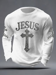 Men's JESUS Waffle Top