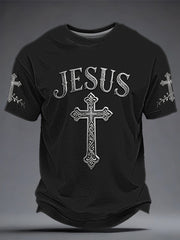 Men's JESUS Printed T-shirt