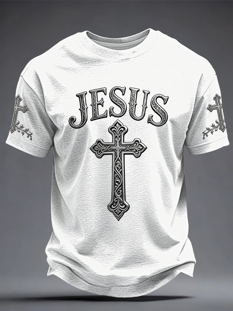 Men's JESUS Printed T-shirt
