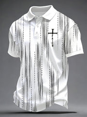 Men's Faith Print Casual Top