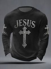 Men's JESUS Waffle Top