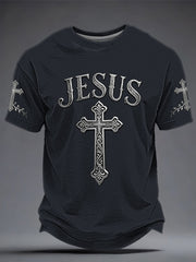 Men's JESUS Printed T-shirt