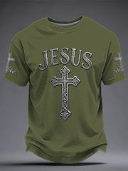 Men's JESUS Printed T-shirt