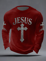 Men's JESUS Waffle Top