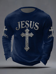 Men's JESUS Waffle Top