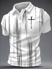 Men's Faith Print Casual Top