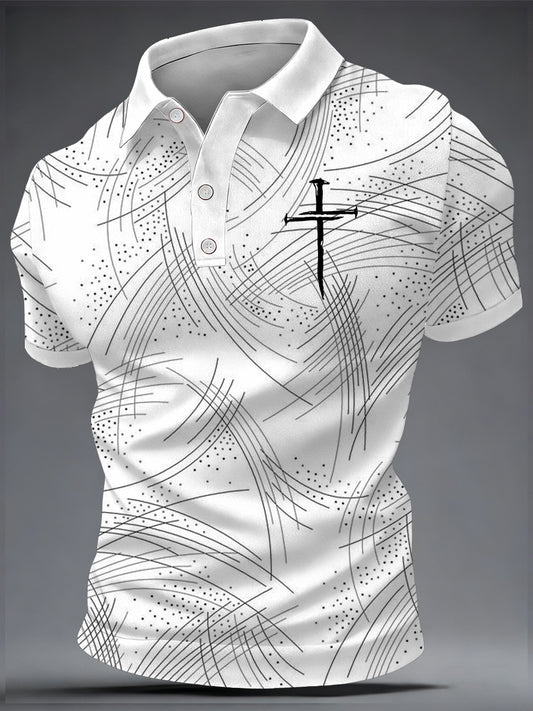 Men's Faith Print Casual Top
