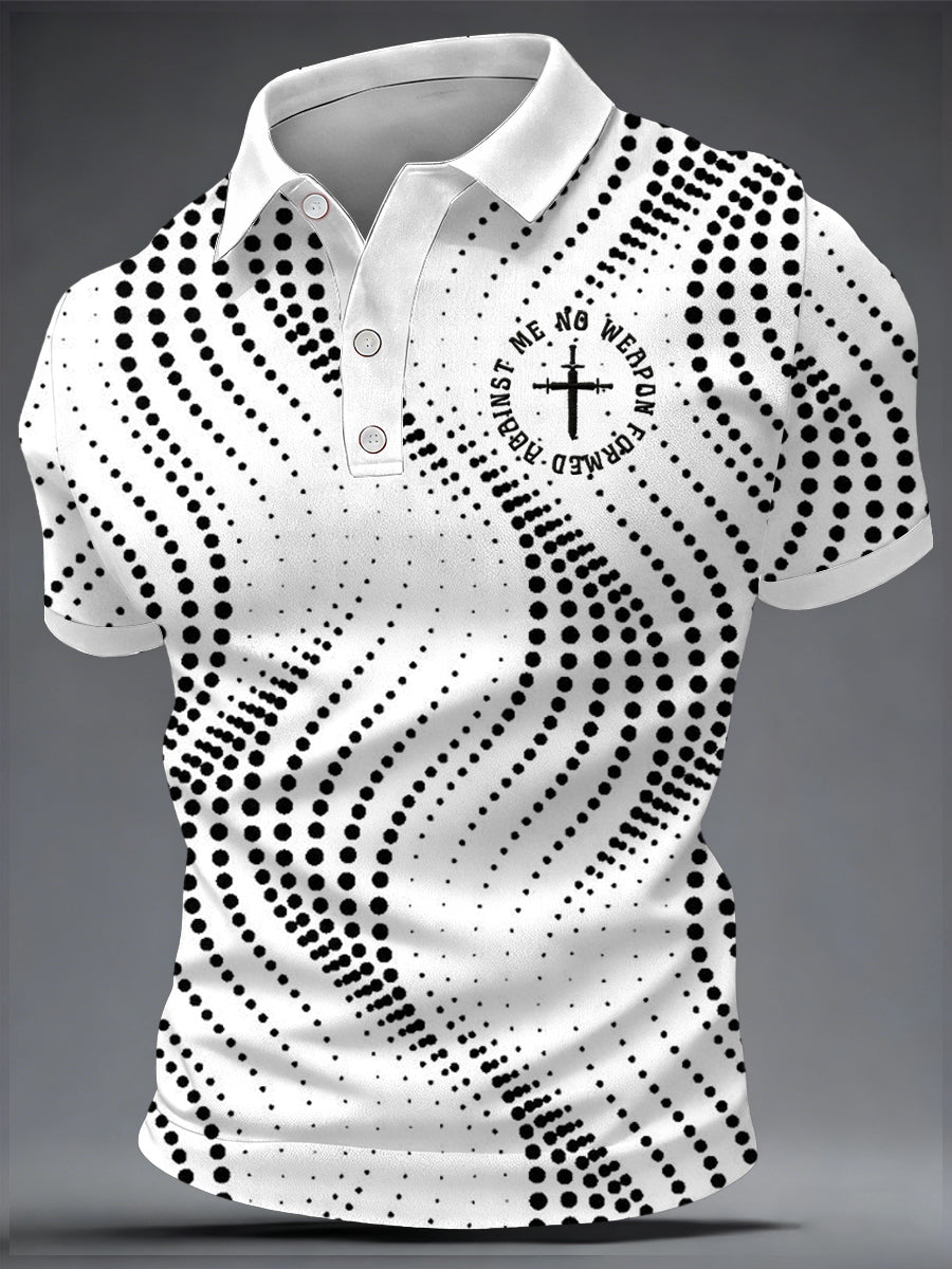 Men's Faith Print Casual Top