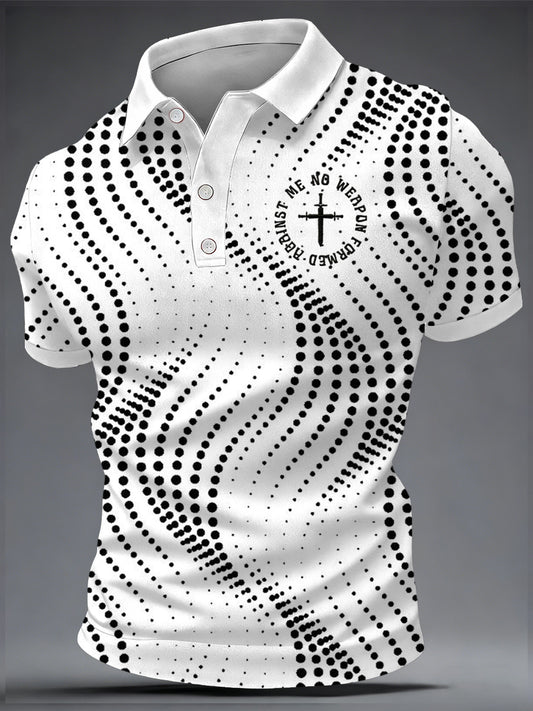 Men's Faith Print Casual Top