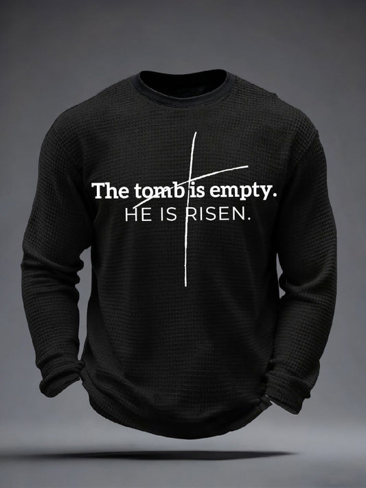Men's Waffle Long Sleeve T-Shirt