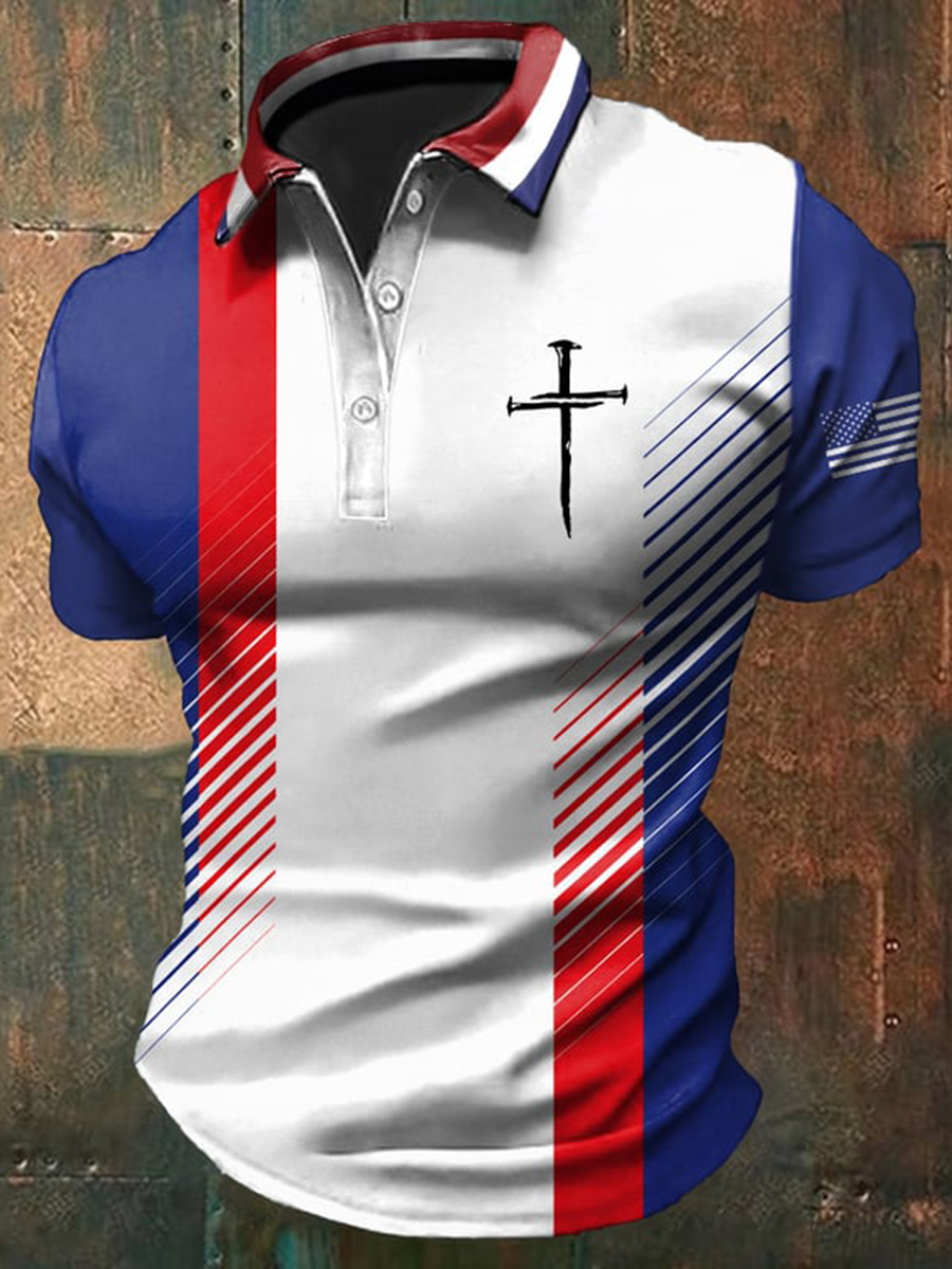 Men's Nail Cross Business Shirt