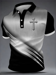 Men's Faith Print Casual Top