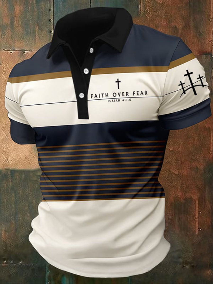 Men's Faith Over Fear Business Shirt
