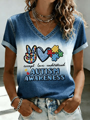 Women's Autism Awareness T-shirt