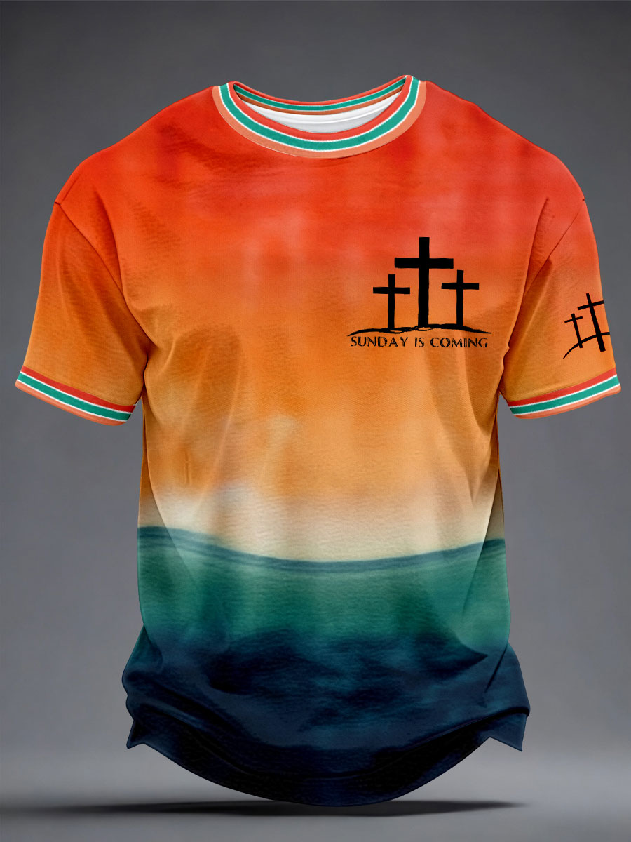 Men's 'Sunday is coming' T-shirts