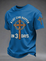 Men's A Lot Can Happen In 3 Days Short-sleeved T-shirt