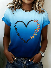 Women's Grandma Autism Awareness T-Shirt