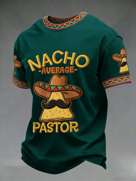 Men's 'nacho average pastor' T-shirts