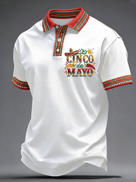 Men's Cinco de Mayo Printed Casual Shirt