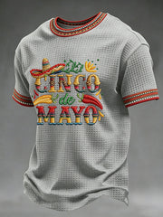 Men's Cinco de Mayo Printed Casual T-Shirt
