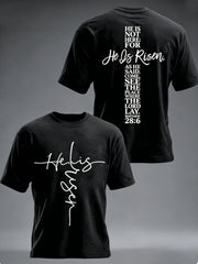 Men's He is Riser MATTHEW 28:6 Tee