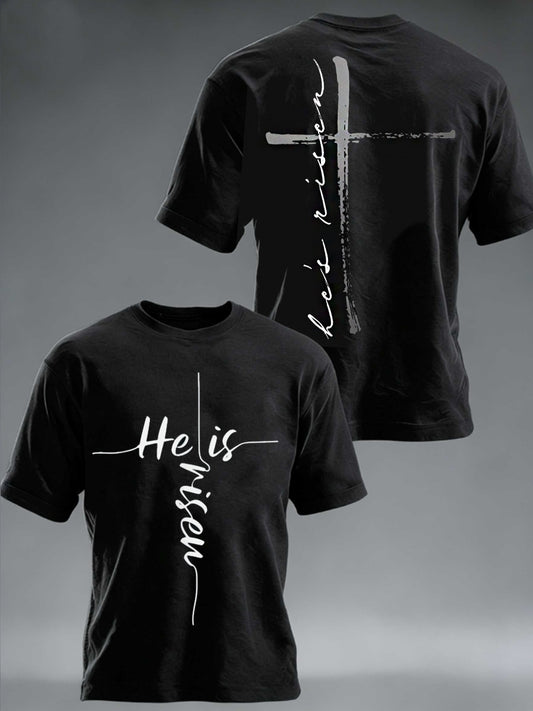 Men's He is Riser MATTHEW 28:6 Tee