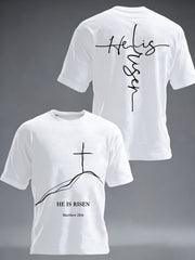 Men's He is Riser MATTHEW 28:6 Tee