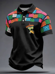 Men's Funny Cinco De Mayo Drinks Printed Casual Tops