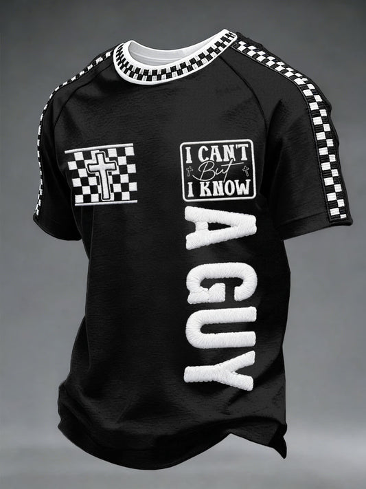 Men's 'I can't but I know a guy' Raglan Sleeve T-Shirts