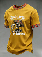 Men's Cinco de Mayo Printed Casual T-Shirt