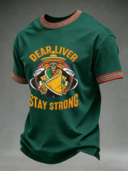Men's Cinco de Mayo Printed Casual T-Shirt