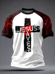 Men's Faith Printed Casual short sleeves t-shirt