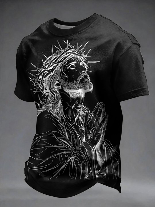 Men's Only God Can Judge Me Printed short sleeves t-shirt