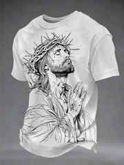 Men's Only God Can Judge Me Printed short sleeves t-shirt