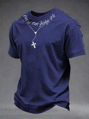 Men's Only God Can Judge Me Printed short sleeves t-shirt