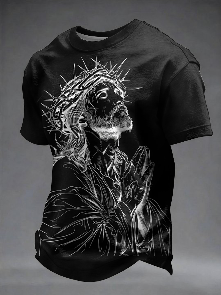 Men's Only God Can Judge Me Printed short sleeves t-shirt