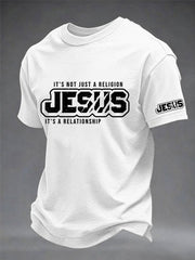 Men's It’s Not Just A Religion It's A Relationship Print Tee