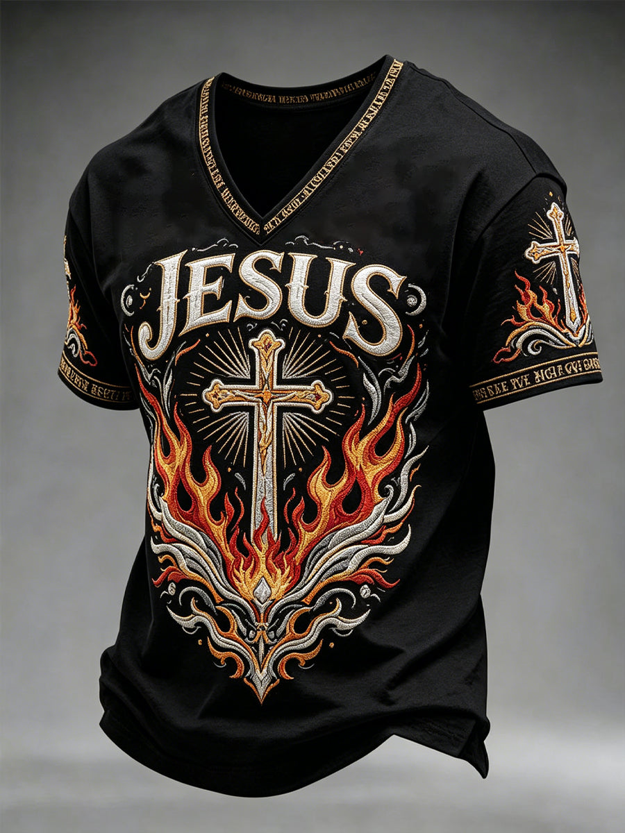 Men's Faith V-neck T-shirt