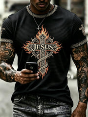 Men's Faith Printed Waffle T-shirt