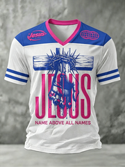Men's Jesus V-neck T-shirt