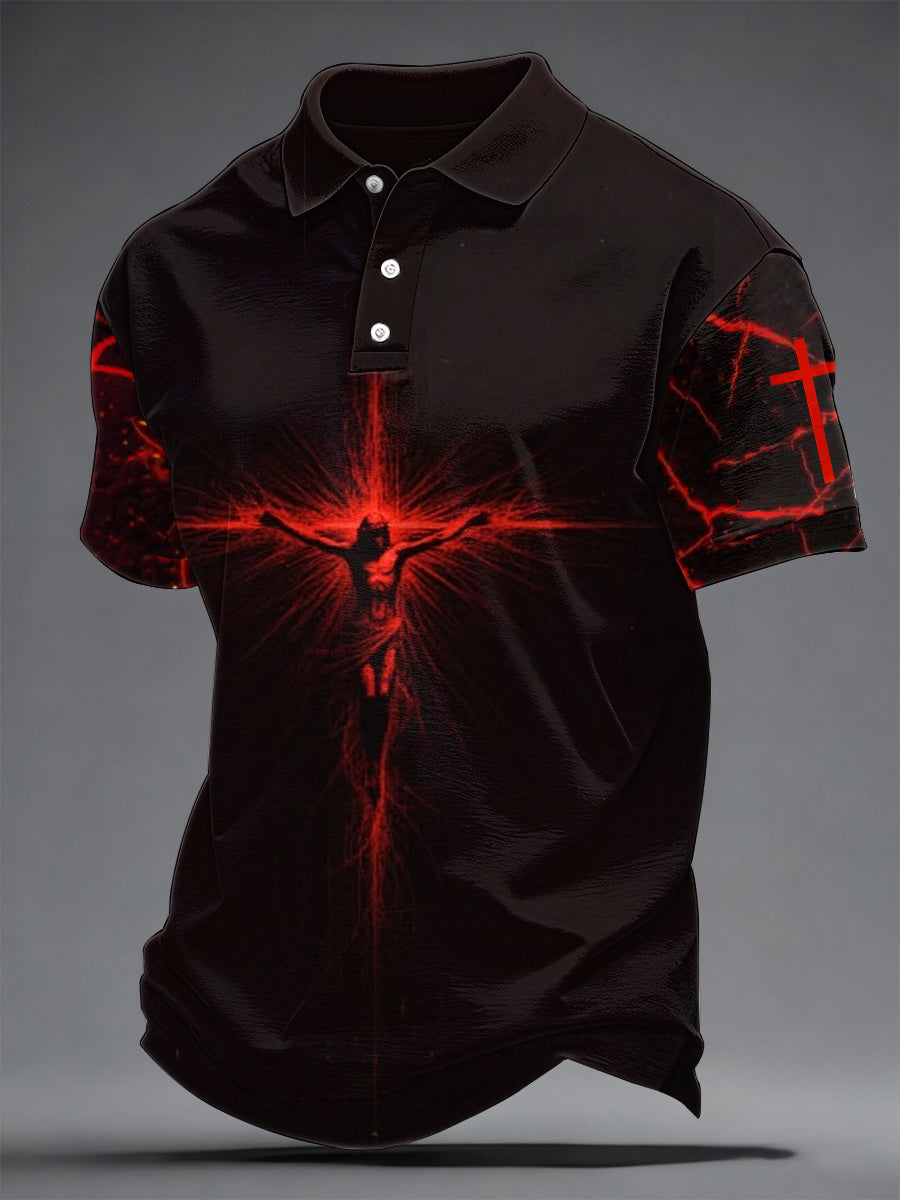 Men's Faith Print Casual Top